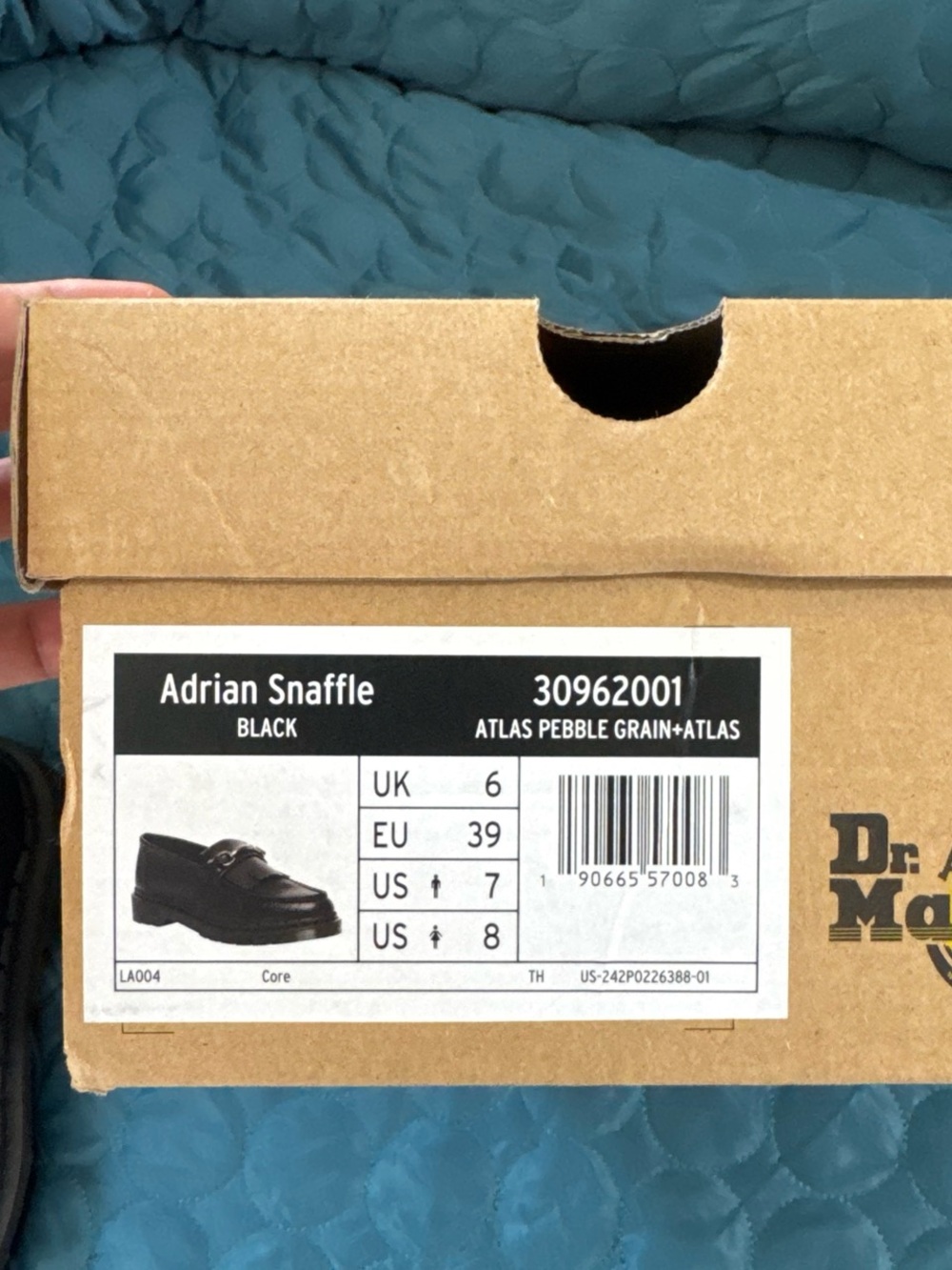 Adrian Snaffle Black Doc Martens - Picture 3 of 3